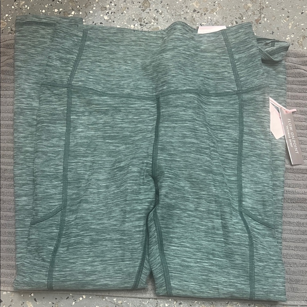 Victoria's Secret Heathered Green Leggings